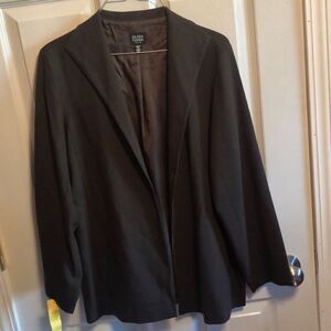Eileen Fisher wool olive green blazer sz PM
